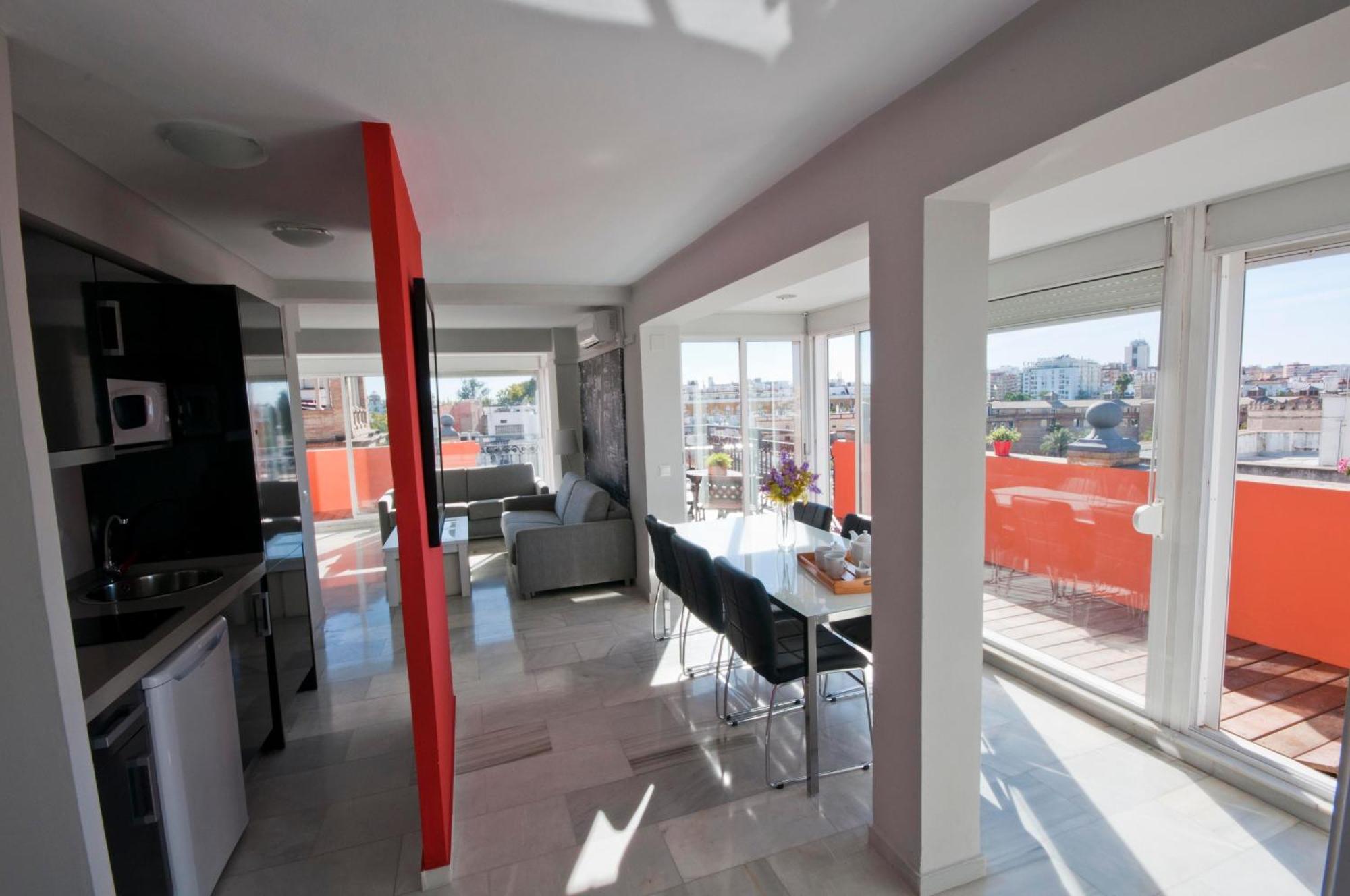 Apartamentos Avenida Sevilla Bagian luar foto